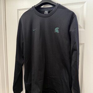 Nike Fleece Pullover - Michigan State University - Black